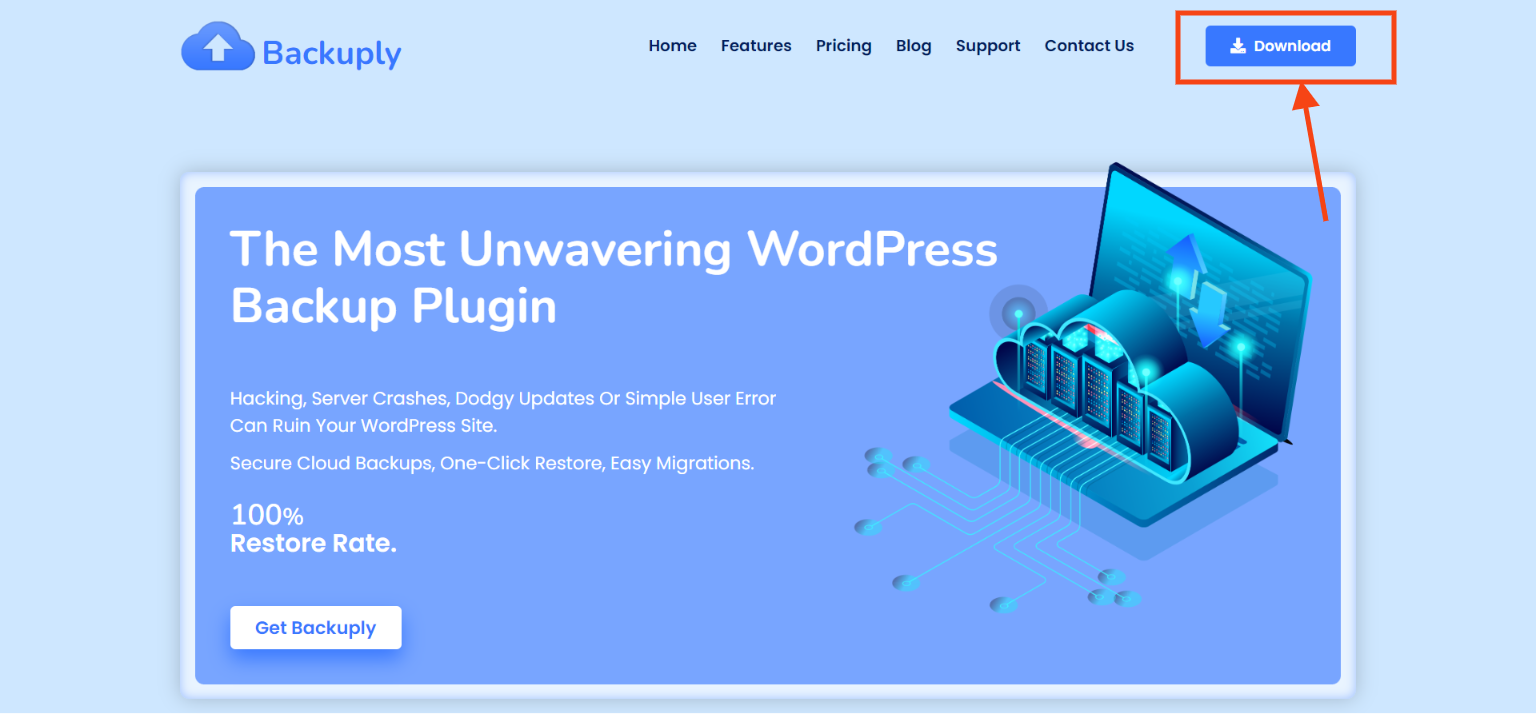 Backuply Download Image