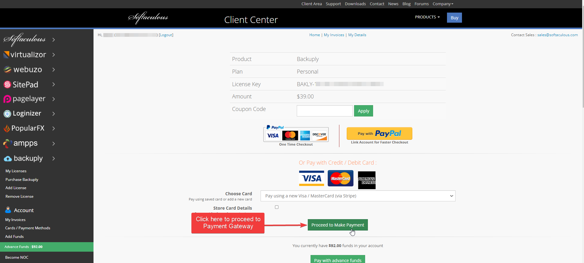 Backuply Make Payment Backuply Make Payment