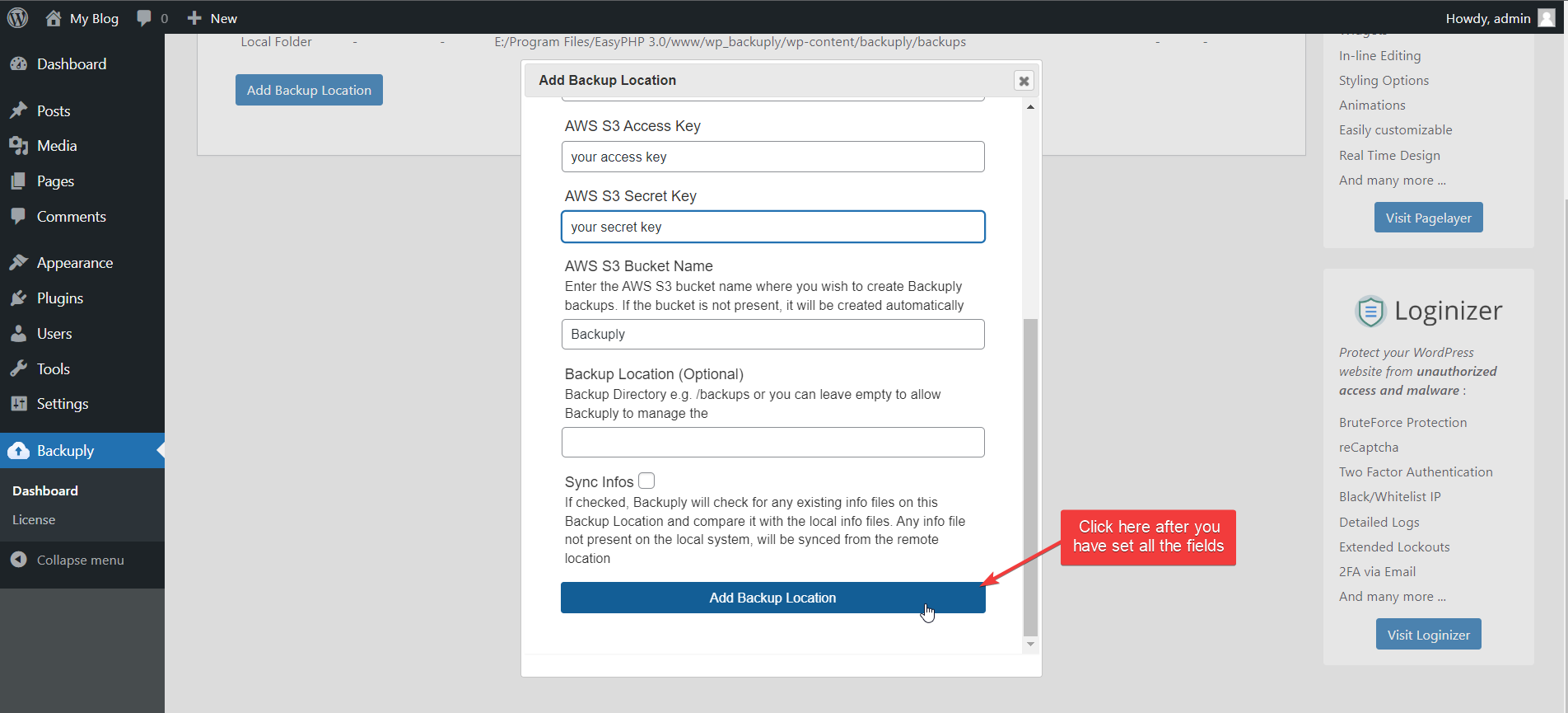 Adding Amazon S3