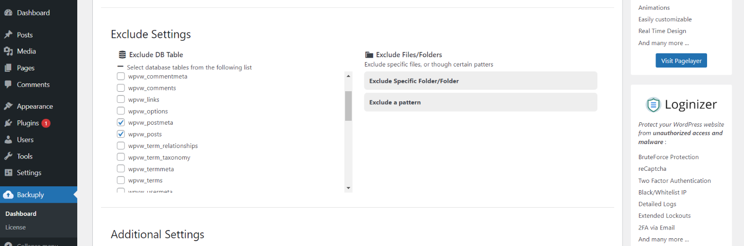 exclude-database-table exclude-database-table