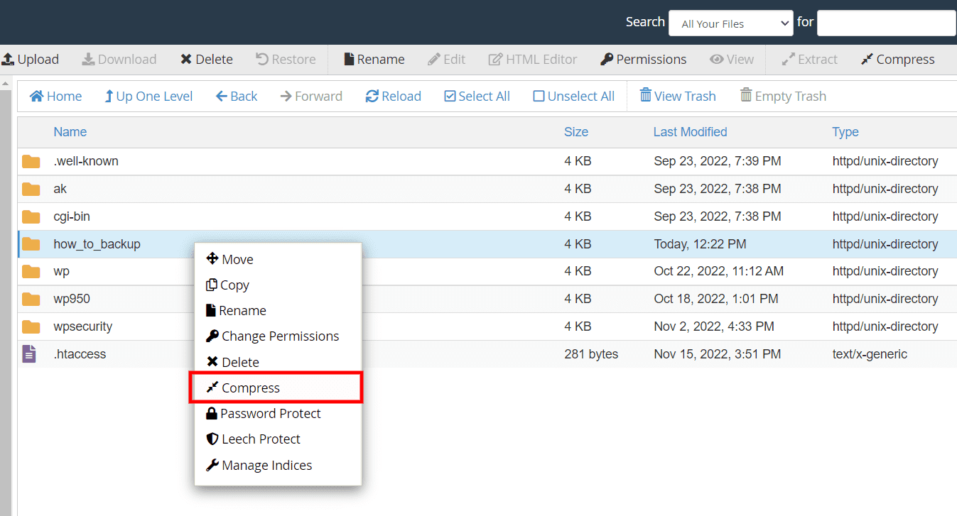 Compress your WordPress install Compress your WordPress install