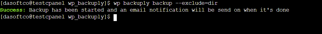 Create Backup using WP-CLI Create Backup using WP-CLI