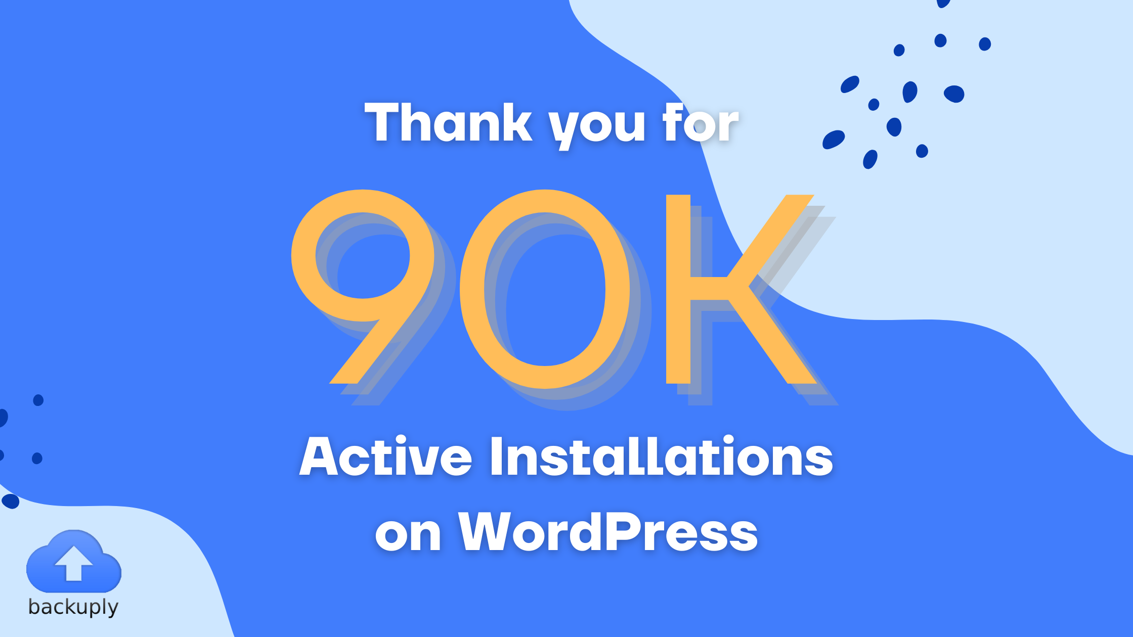Backuply Crossed 90k active WordPress installs