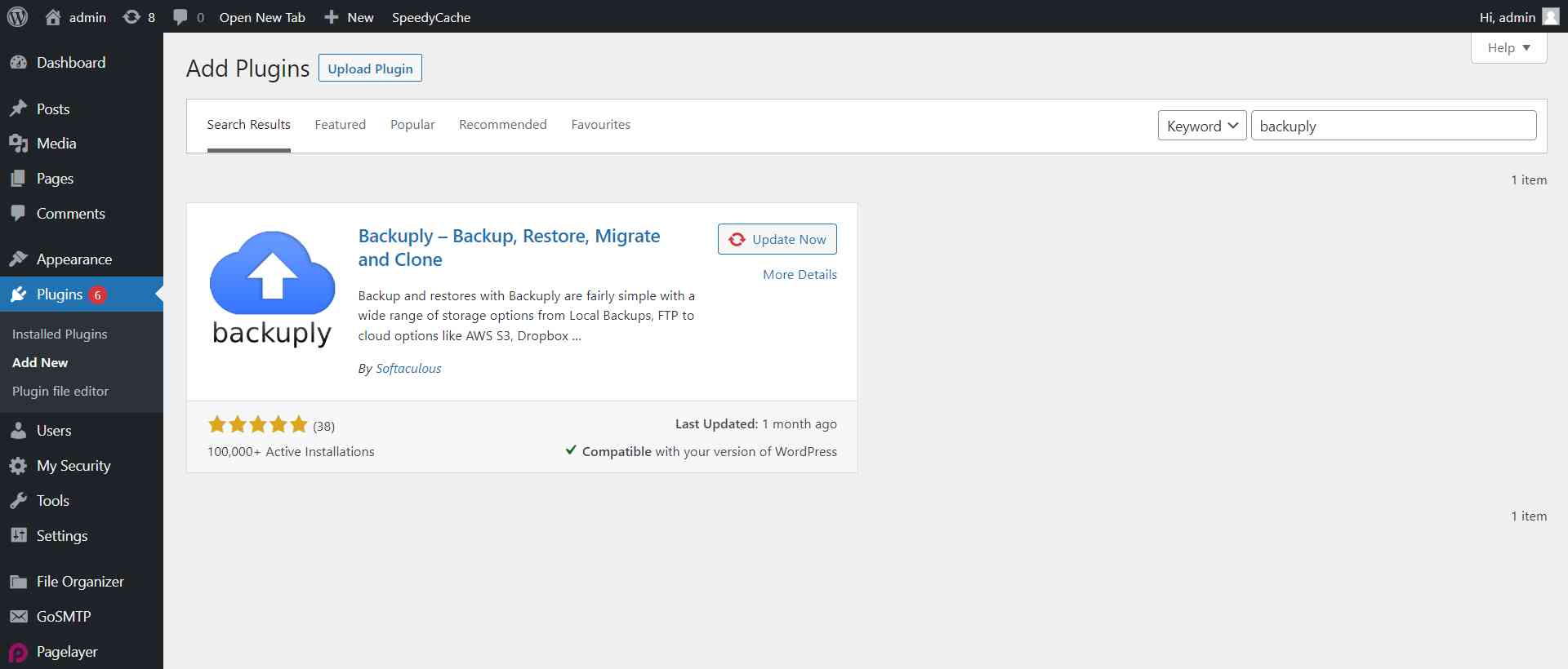 Install Backuply on WordPress Install Backuply on WordPress